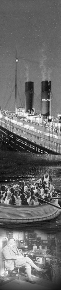 Wireless transmission saved many lives on the Titanic.